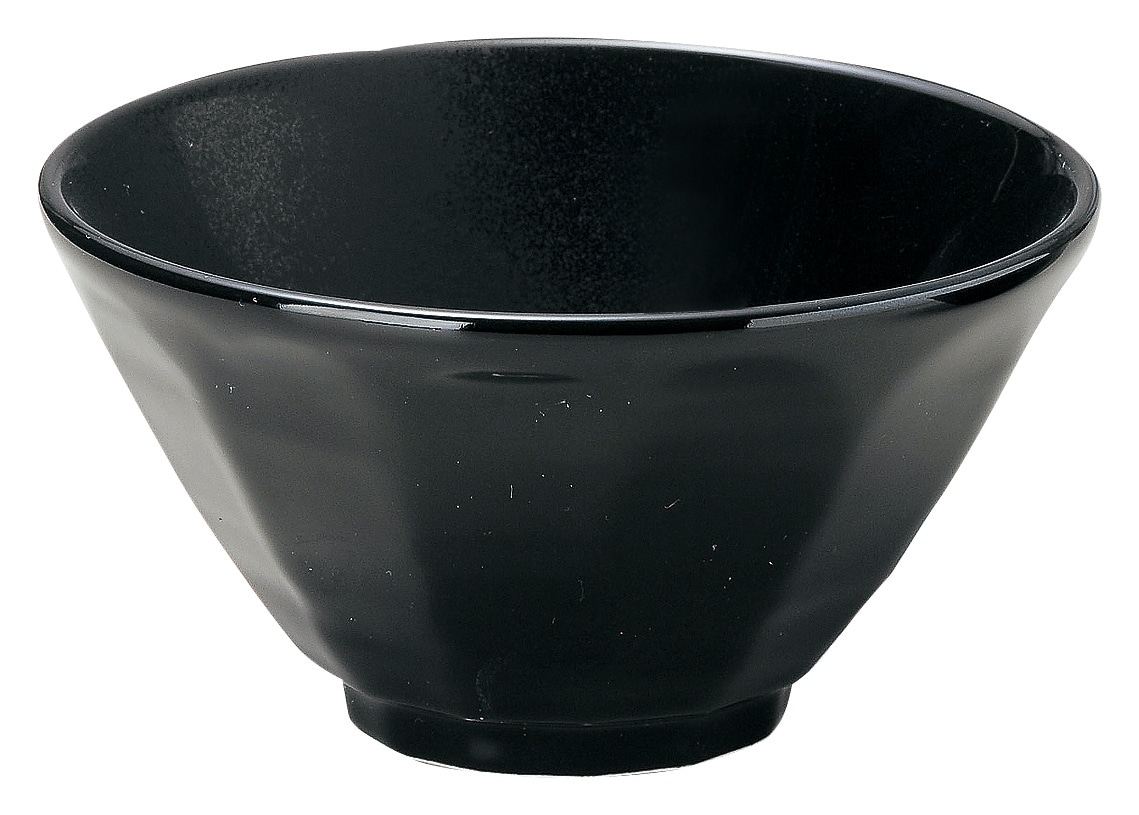 山万 艶黒　けずり18.5cm丼 1個（ご注文単位1個）【直送品】