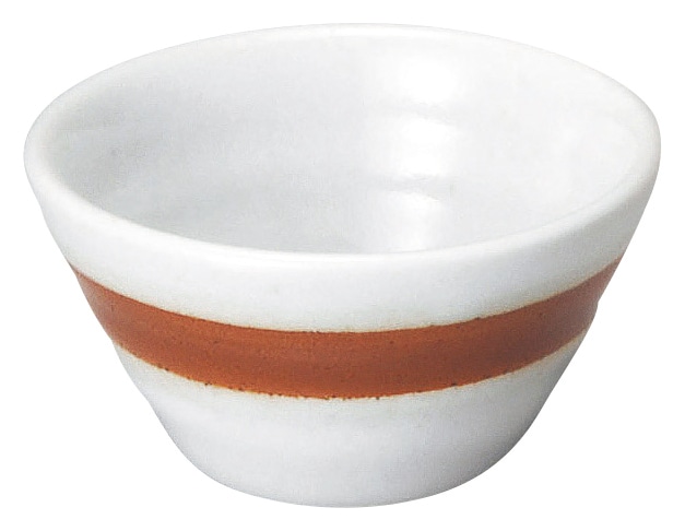 山万 赤帯　リップル碗　プチ 1個（ご注文単位1個）【直送品】