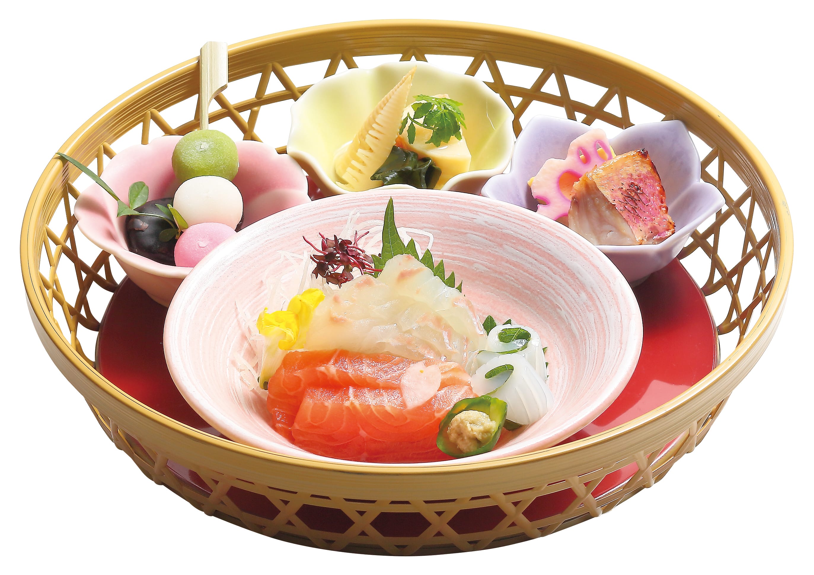 山万 9.0籠 花セット 1個(ご注文単位1個)【直送品】