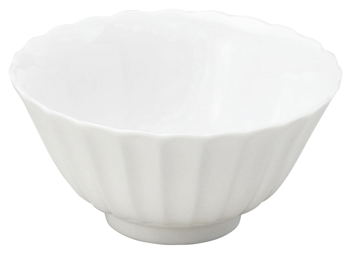 山万 かすみ 白 12.5cmボウル 1個(ご注文単位1個)【直送品】