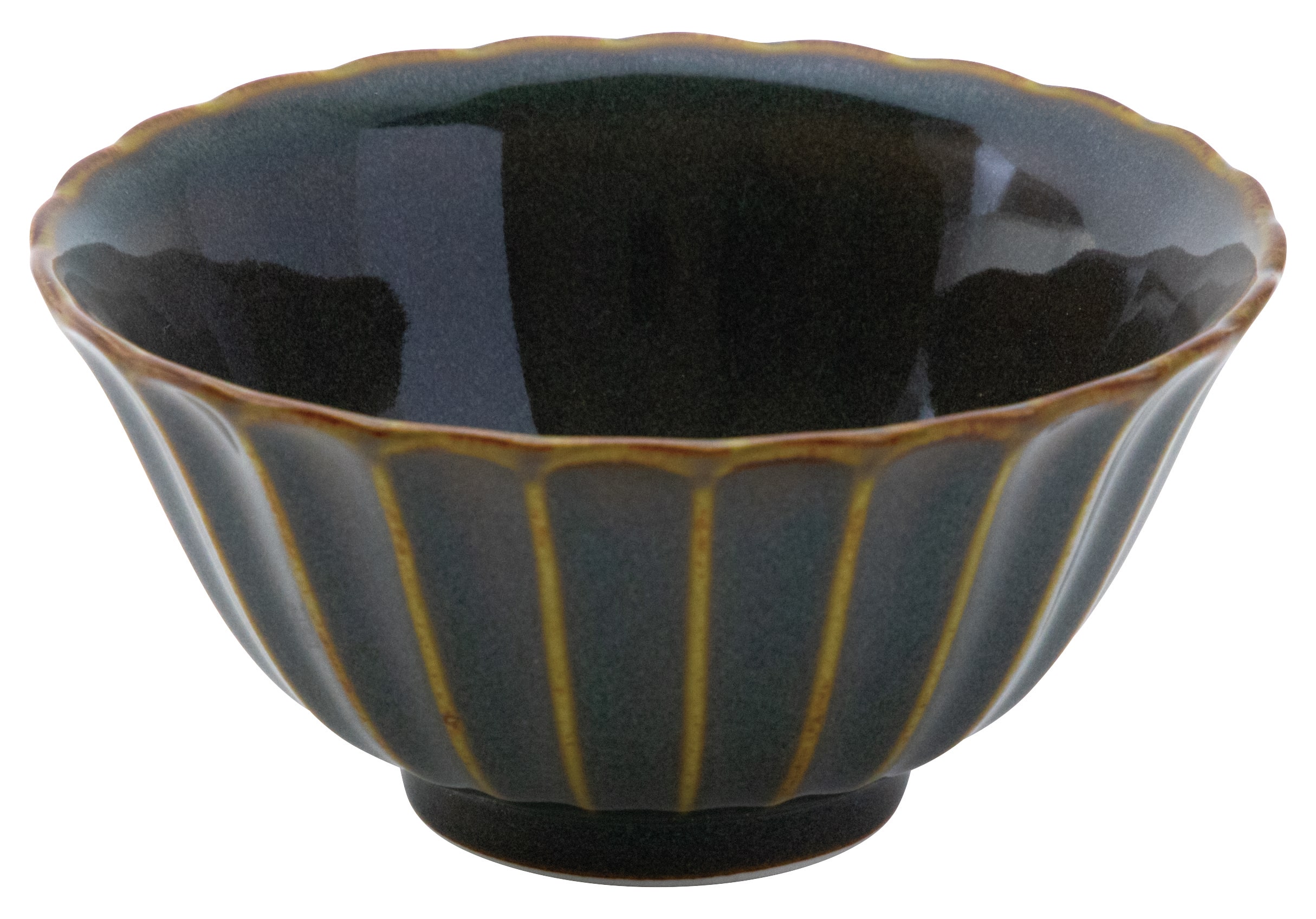 山万 かすみ 山藍 12.5cmボウル 1個(ご注文単位1個)【直送品】
