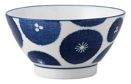 山万 古青藍 藍花 飯碗 1個(ご注文単位1個)【直送品】