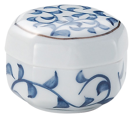 山万 青唐草 蓋付き珍味 1個(ご注文単位1個)【直送品】