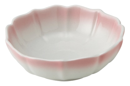 山万 八重 ピンク 丸鉢 1個(ご注文単位1個)【直送品】