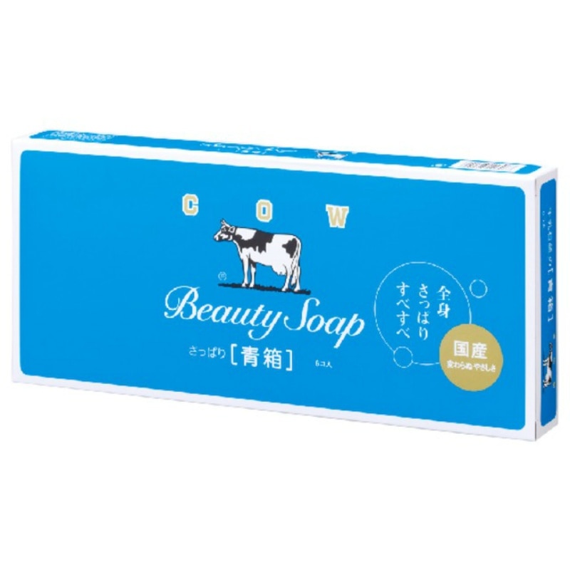 牛乳石鹸共進社　カウブランド青箱6コ入 1個（ご注文単位1個）【直送品】