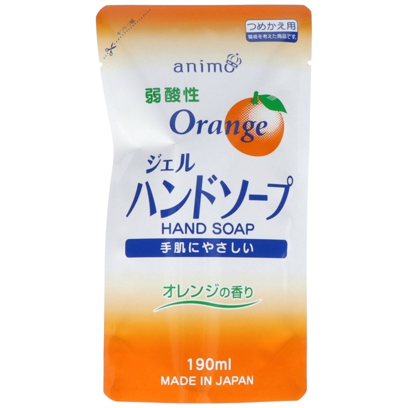 ロケット石鹸 詰替用弱酸性ジェルハンドソープ190ML 1個(ご注文単位1個)【直送品】