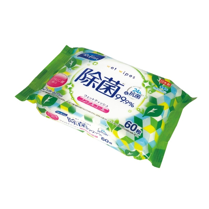 Life-do.Plus リファインノンアルコール60枚入 1個(ご注文単位1個)【直送品】