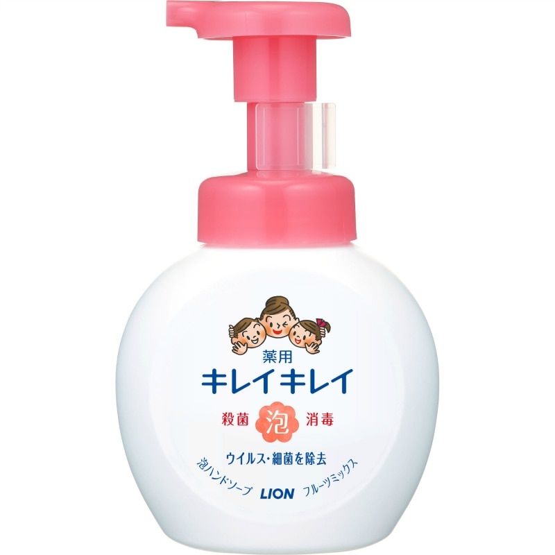 ライオン キレイキレイ薬用泡ハンドソープ フルーツミックス ポンプ250ML 1個(ご注文単位1個)【直送品】