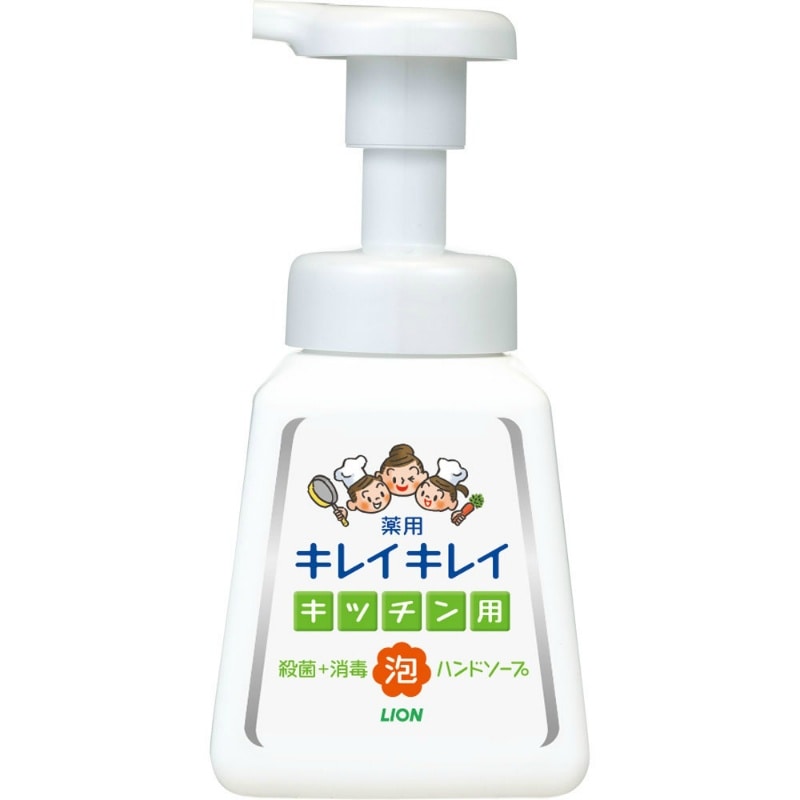 ライオン キレイキレイ薬用キッチン泡ハンドソープ 本体 230ML 1個(ご注文単位1個)【直送品】