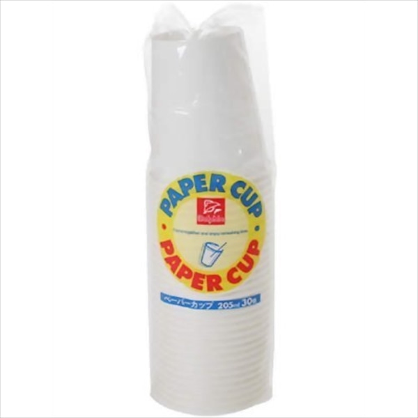 日本デキシー ドルフィン紙コップ 205ML 30個入 1パック(ご注文単位1パック)【直送品】