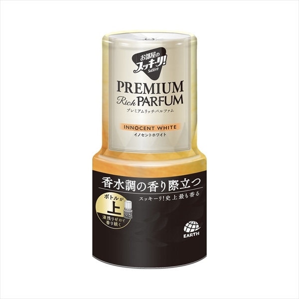 アース製薬 お部屋のスッキーリ! プレミアムリッチパルファム イノセントホワイト 400ML 1個(ご注文単位1個)【直送品】