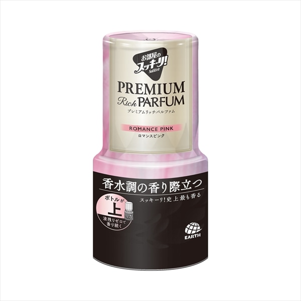 アース製薬 お部屋のスッキーリ! プレミアムリッチパルファム ロマンスピンク 400ML 1個(ご注文単位1個)【直送品】