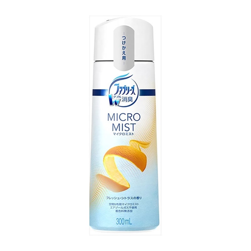 P&Gジャパン ファブリーズマイクロミスト フレッシュ・シトラスの香り つけかえ 300ML 1個(ご注文単位1個)【直送品】