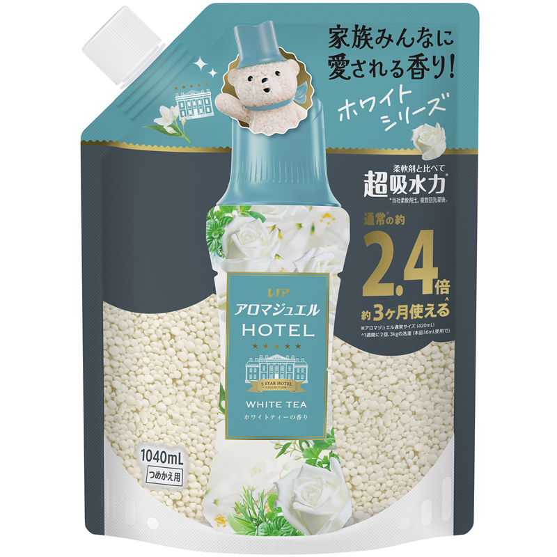 P＆Gジャパン　レノアアロマジュエル　ホワイトティーの香り　つめかえ用特大サイズ　1040ML 1個（ご注文単位1個）【直送品】