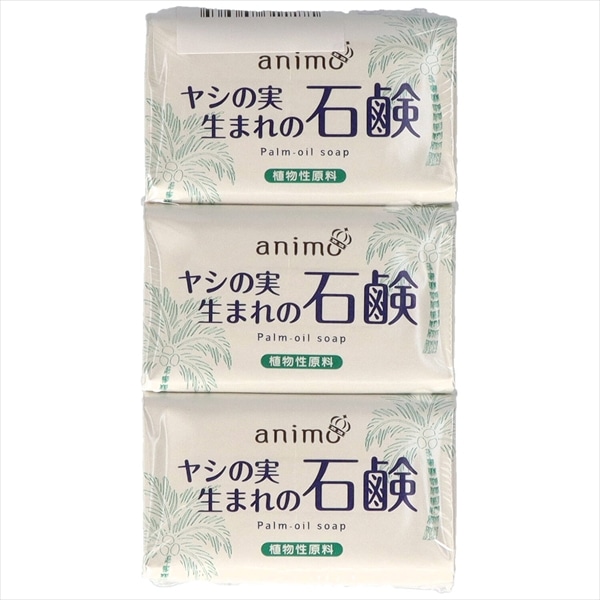 ロケット石鹸 ヤシの実石鹸 80G×3個 1パック(ご注文単位1パック)【直送品】