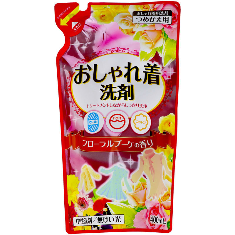 日本合成洗剤　おしゃれ着洗い　詰替　400ML 1個（ご注文単位1個）【直送品】