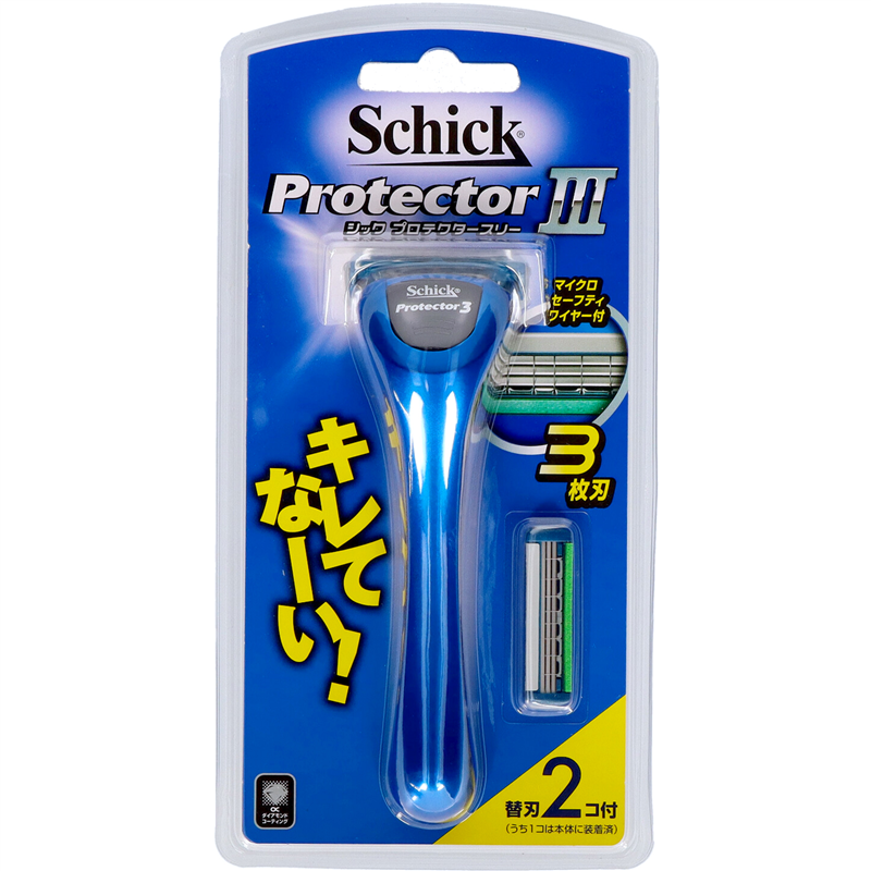 シック・ジャパン シックプロテクタースリーホルダー(替刃2個付) PRI-910 1個(ご注文単位1個)【直送品】