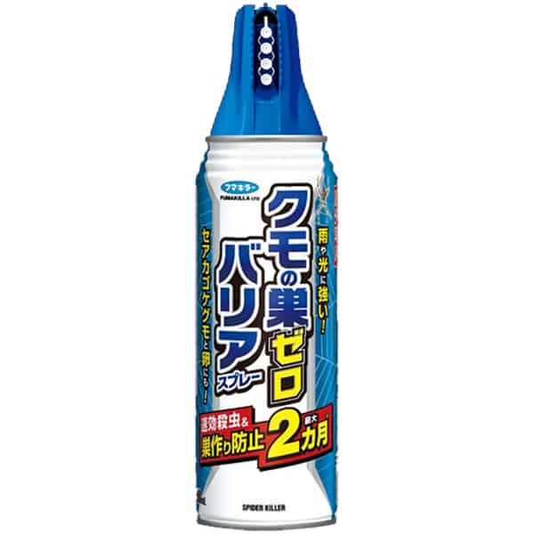 フマキラー クモの巣ゼロバリアスプレー 450ml 1個(ご注文単位1個)【直送品】