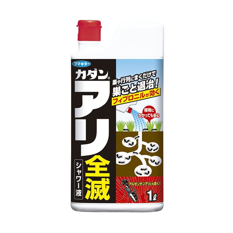 フマキラー カダン アリ全滅シャワー液 1L 1個(ご注文単位1個)【直送品】