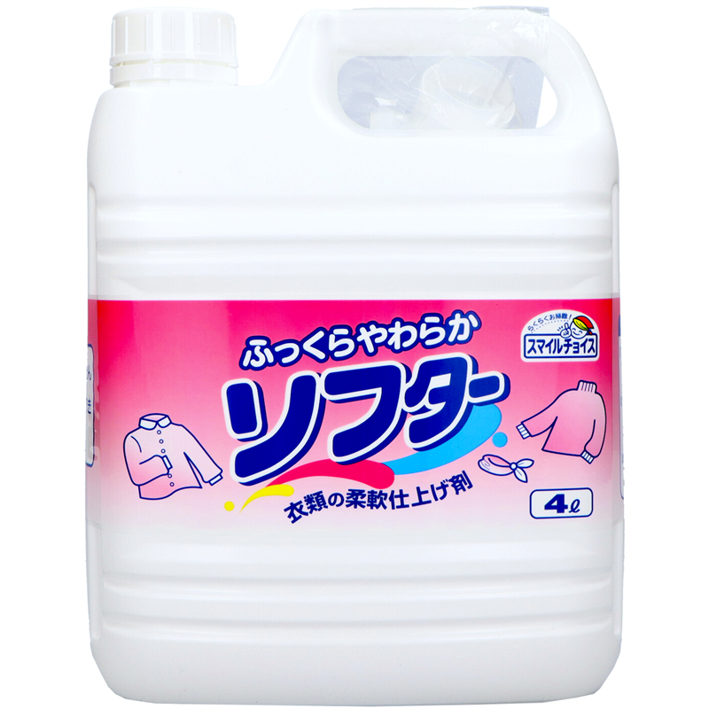 ミツエイ スマイルチョイス ソフター 業務用 4L 1個（ご注文単位1個）【直送品】