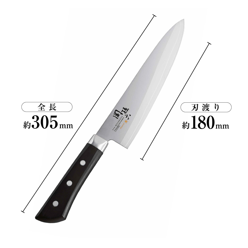 貝印 AE2907 関孫六 茜 牛刀180mm 1個(ご注文単位5個)【直送品】