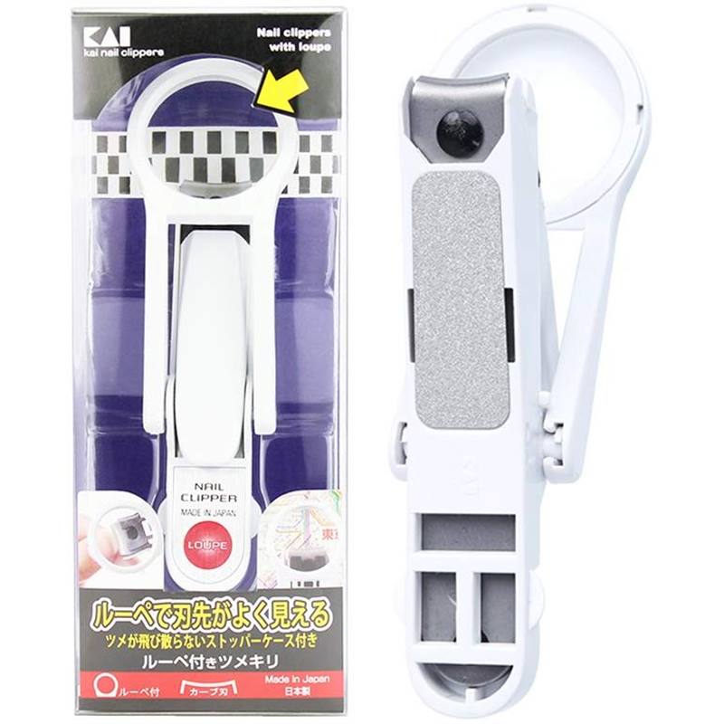 貝印 KE0301 DF ルーペ付きツメキリ 1個(ご注文単位6個)【直送品】