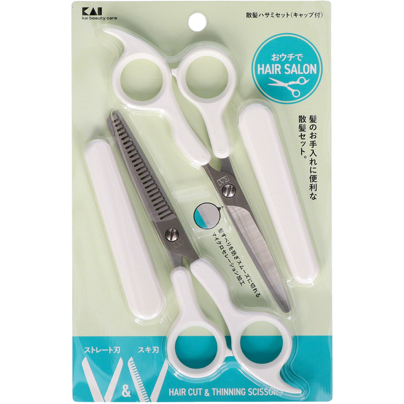 貝印 KQ2027 散髪ハサミセット 1個（ご注文単位6個）【直送品】