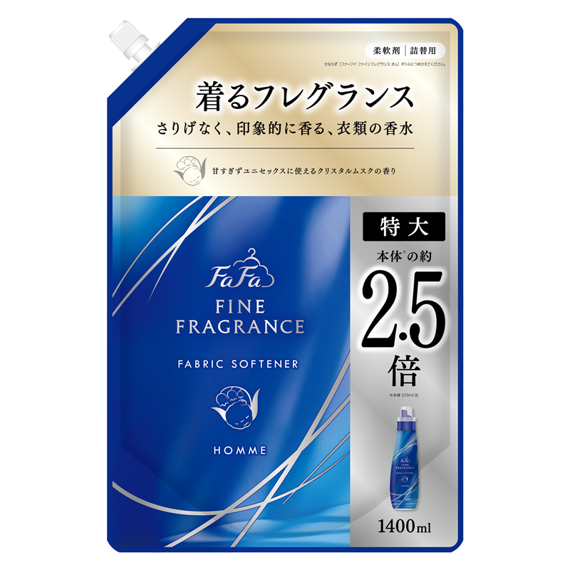 ＮＳファーファ・ジャパン ファーファ ファインフレグランス オム 詰め替え 1400mL 1パック（ご注文単位1パック）【直送品】