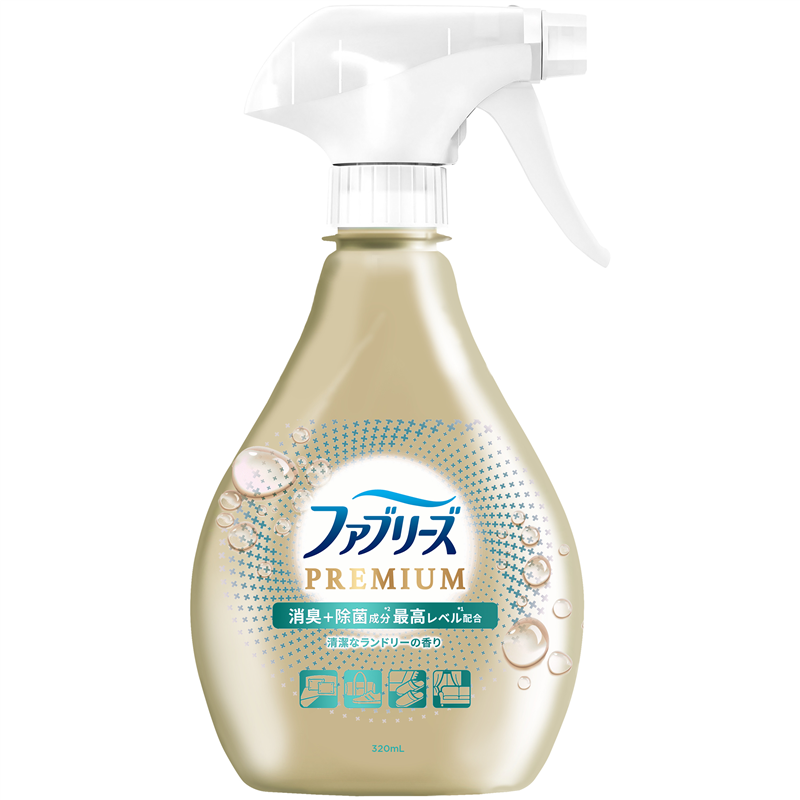 Ｐ＆Ｇジャパン合同会社 ファブリーズW除菌+消臭プレミアム清潔なランドリーの香り本体 370mL 1パック（ご注文単位1パック）【直送品】