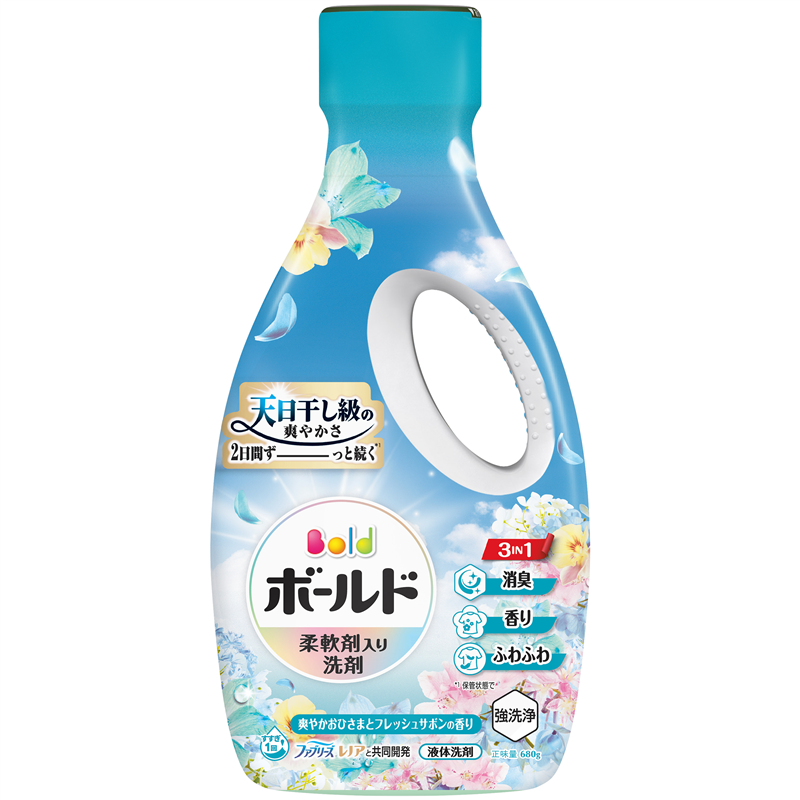 P&Gジャパン合同会社 ボールドジェル爽やかフレッシュフラワーサボンの香り本体 680G 1パック(ご注文単位1パック)【直送品】