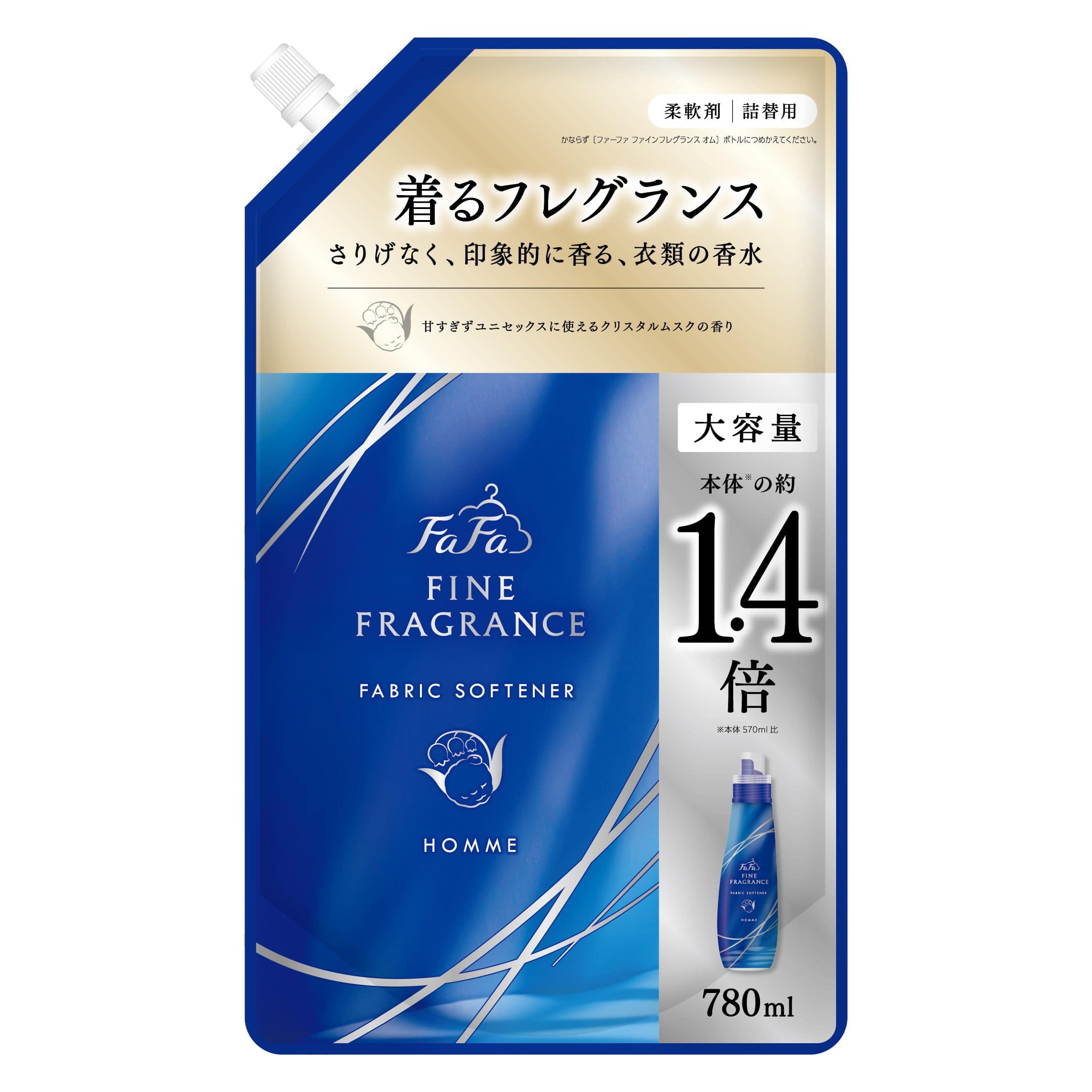 NSファーファ・ジャパン ファーファ ファインフレグランスオム 替 780mL/パック(ご注文単位1パック)【直送品】