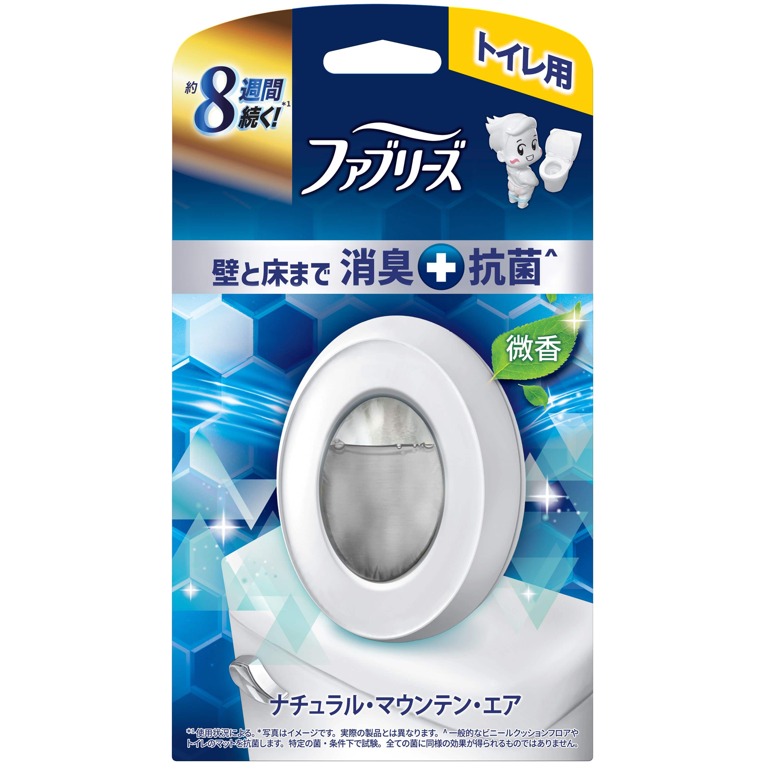 Ｐ＆Ｇジャパン ファブリーズトイレ用消臭剤プレミアムシリーズ+抗菌ナチュラルマウンテンエア 6mL/パック（ご注文単位1パック）【直送品】