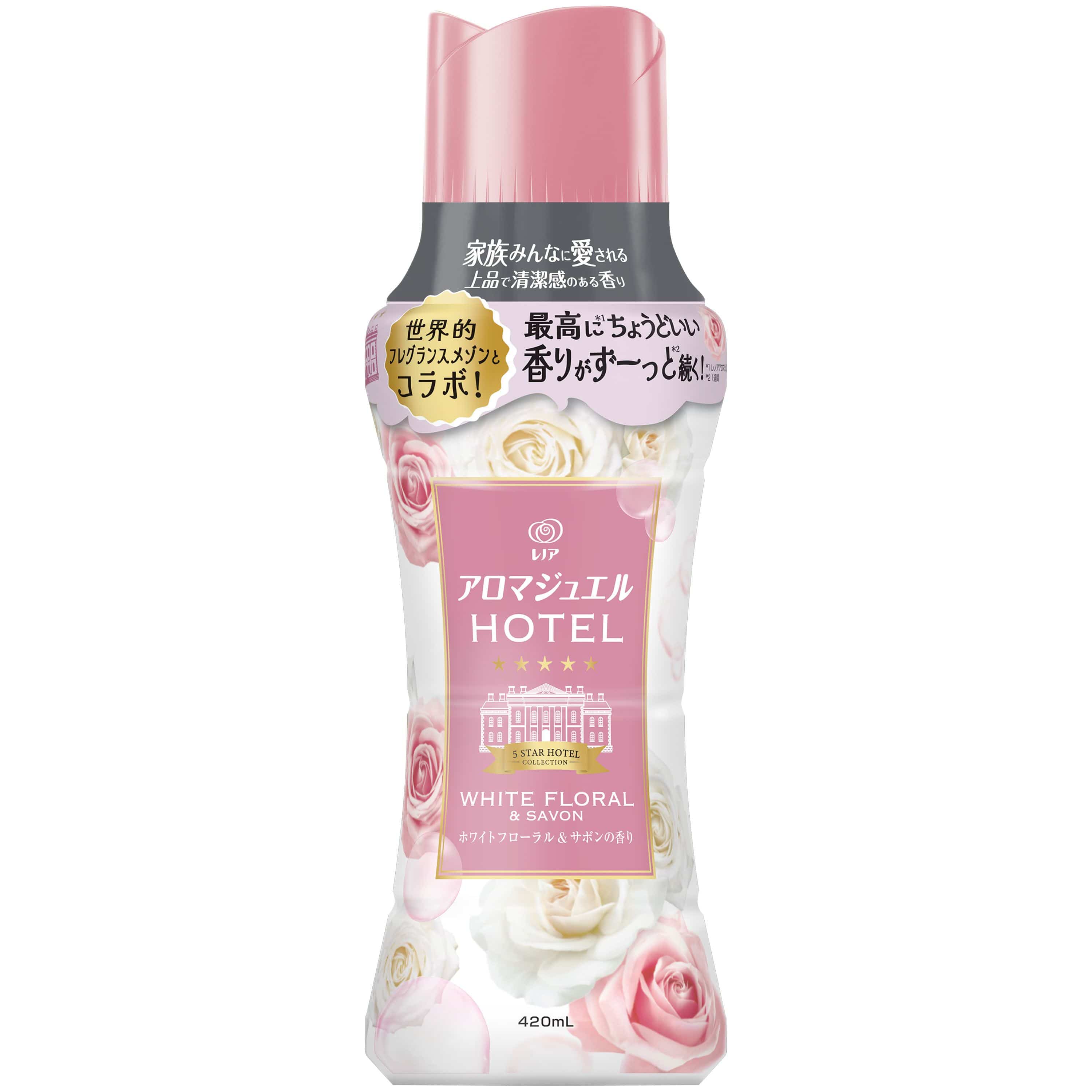 P&Gジャパン レノアアロマジュエルホワイトフローラル&サボンの香り本体 420mL/パック(ご注文単位1パック)【直送品】