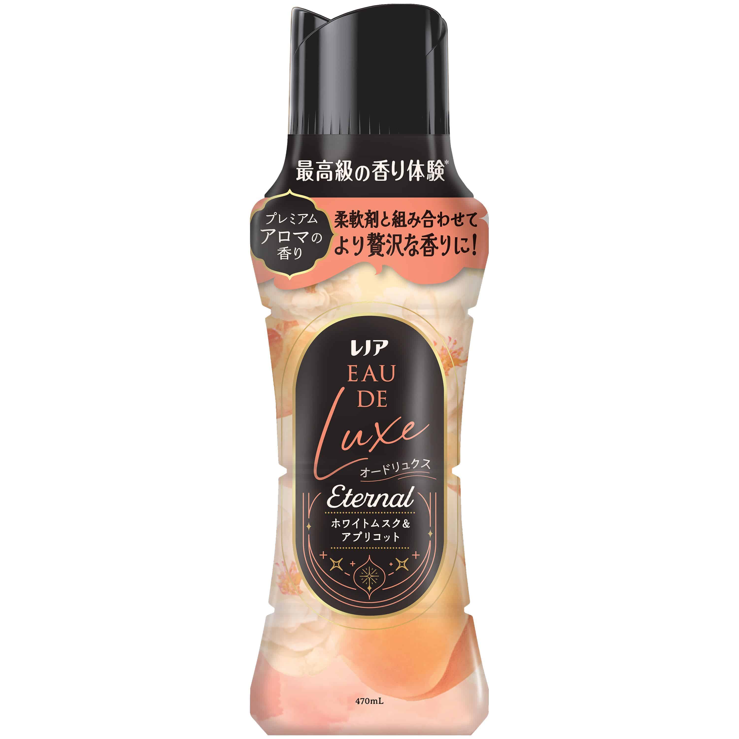 P&Gジャパン レノアオードリュクスアロマジュエルエターナルホワイトムスク&アプリコットの香り本体 470mL/パック(ご注文単位1パック)【直送品】