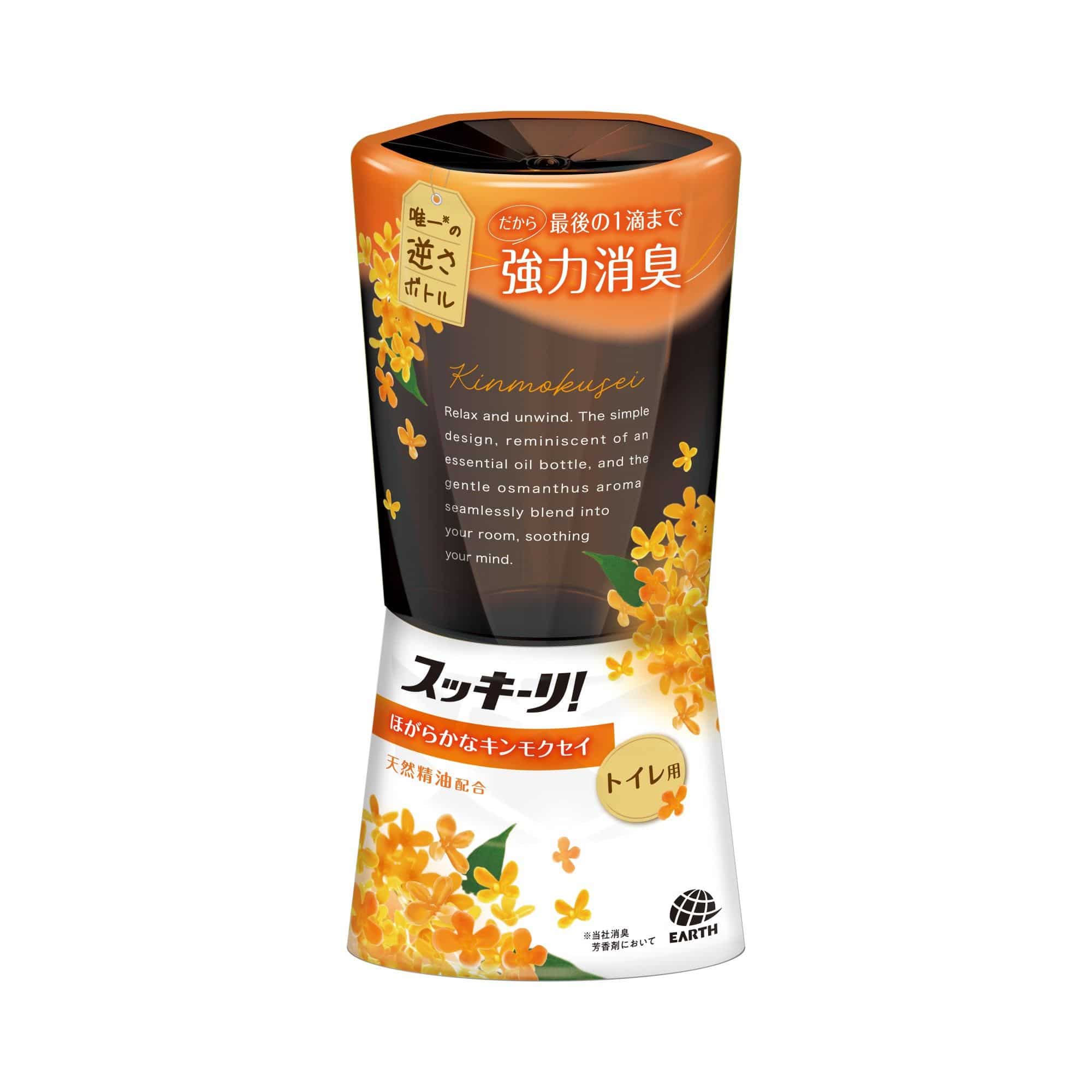 アース製薬 スッキーリ! トイレ用 ほがらかなキンモクイセイ 400mL/パック（ご注文単位1パック）【直送品】