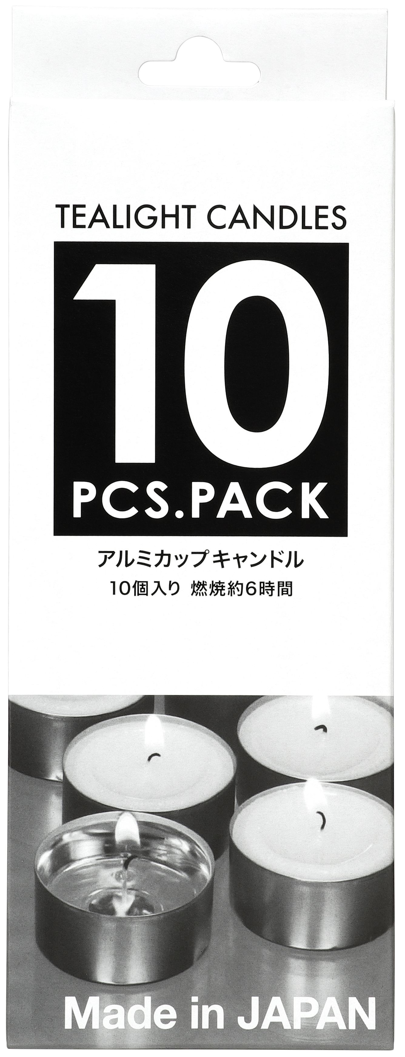 カメヤマ 日本製のキャンドルアルミカップ10個 150G/パック(ご注文単位1パック)【直送品】