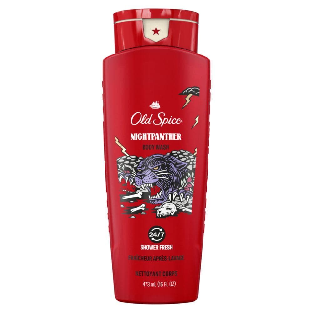 シナジートレーデイング オールドスパイス ボディウォッシュ ワイルドコレクション ナイトパンサー 473mL/パック(ご注文単位1パック)【直送品】