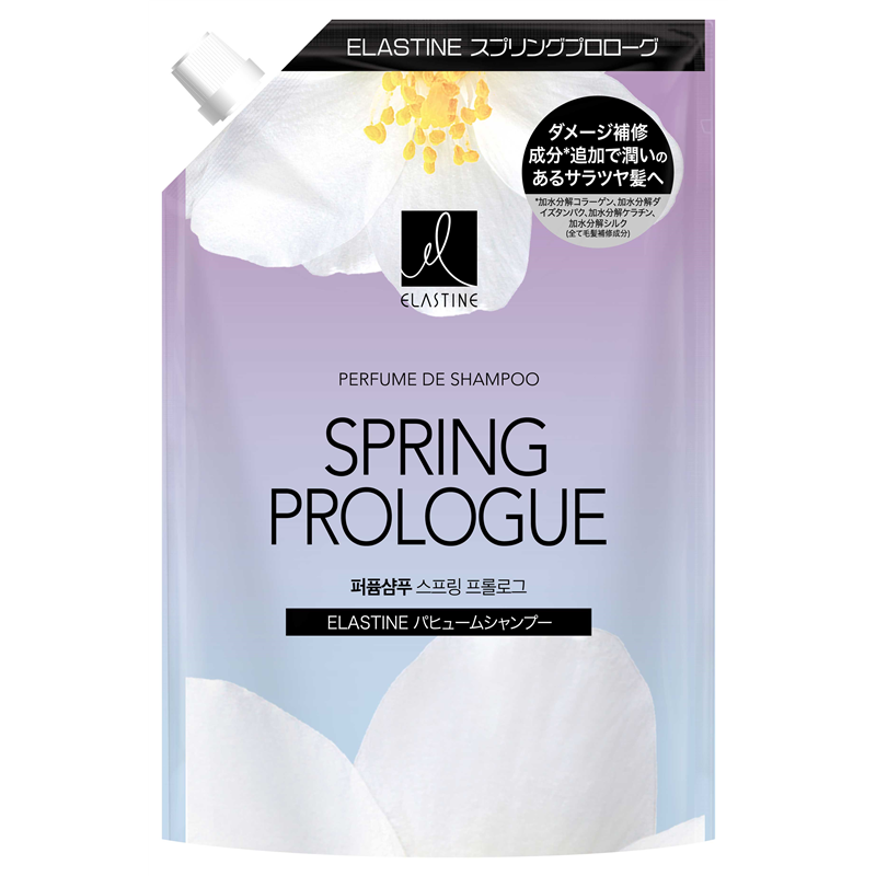 トイレタリージャパン エラスティン パヒュームシャンプー スプリングプロローグ つめかえ用 350mL/パック（ご注文単位1パック）【直送品】
