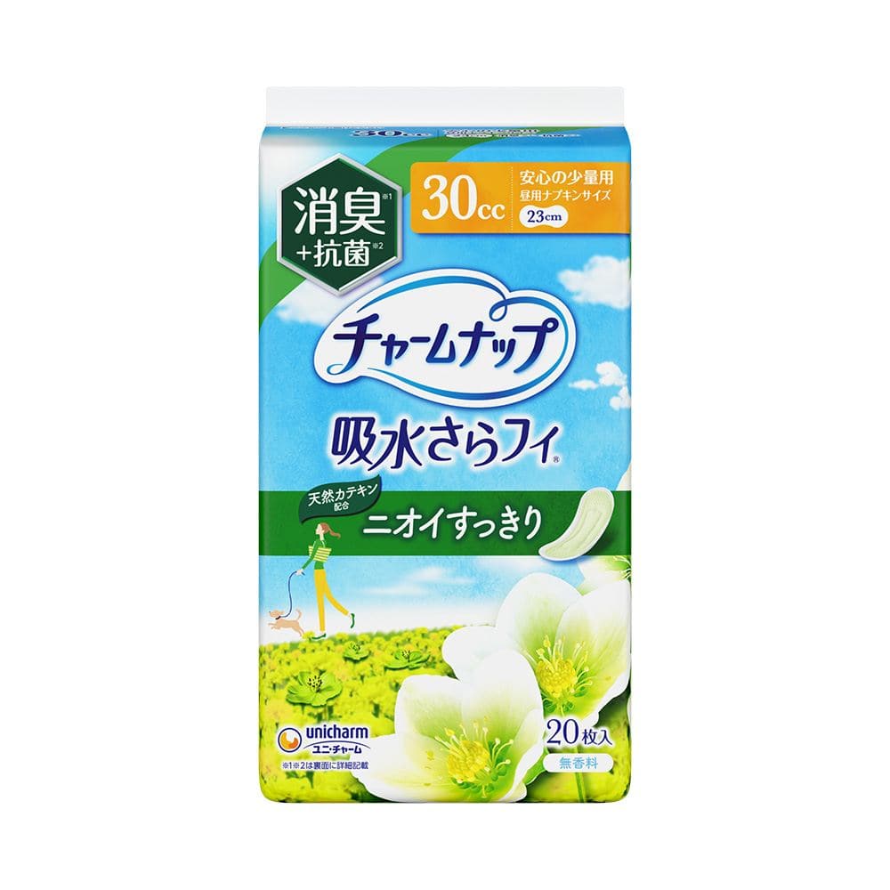 ユニ・チャーム チャームナップ安心の少量用消臭タイプ 20枚/パック（ご注文単位1パック）【直送品】