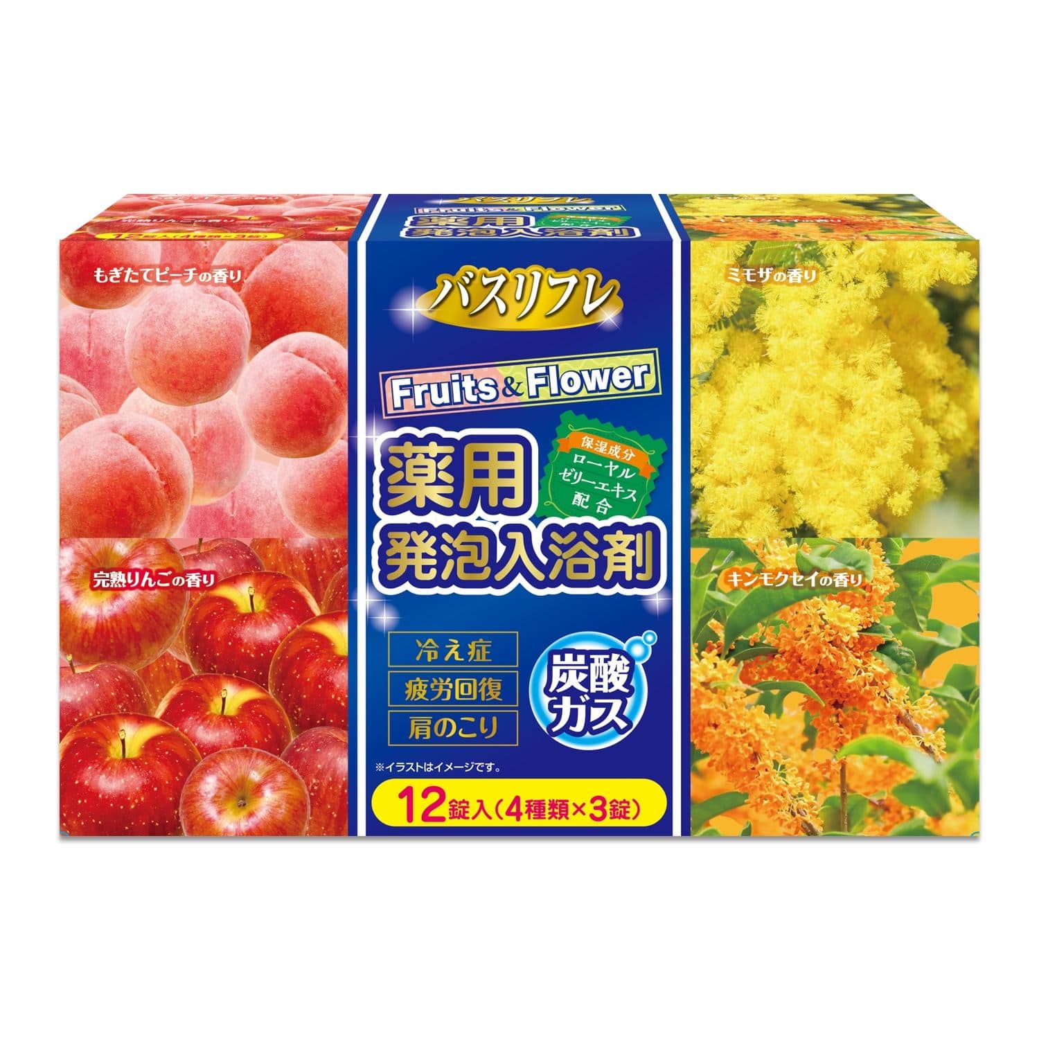 ライオンケミカル バスリフレ薬用発砲入浴剤 12錠/パック(ご注文単位1パック)【直送品】