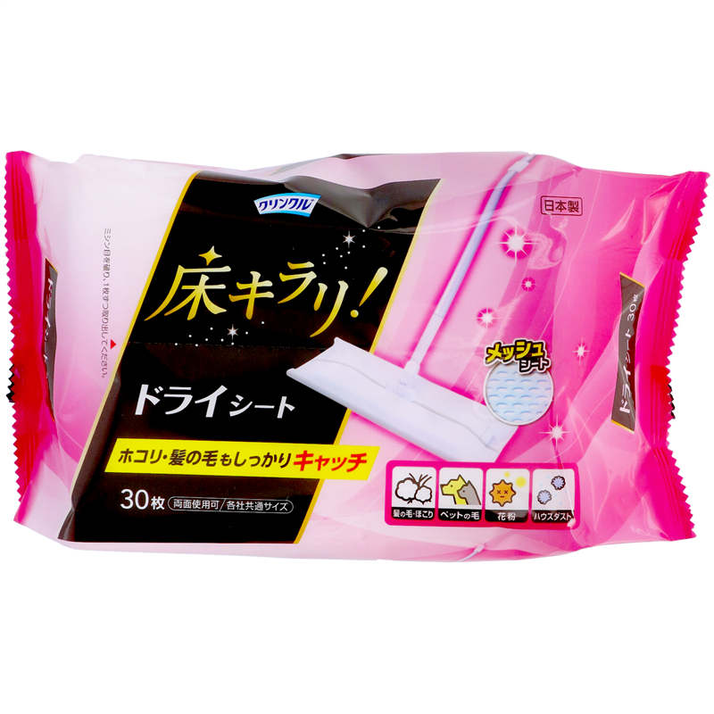 ライフ堂 クリンクル床キラリドライシート30枚 30枚/パック（ご注文単位1パック）【直送品】