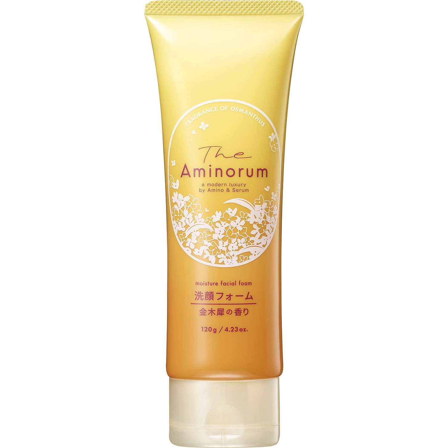 熊野油脂 The Aminorum ジ アミノラム 金木犀 洗顔フォーム 120G/パック（ご注文単位1パック）【直送品】