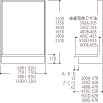 タテヤマアドバンス SX1689片面ゴンドラ背面ネット仕様　単体 ホワイト KZHN90C210S 1台（ご注文単位1台) 【直送品】