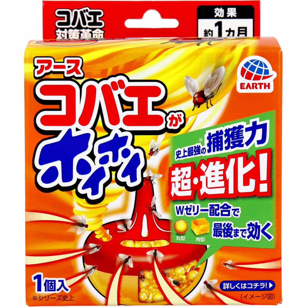 アース製薬　アース コバエがホイホイ 1個入　1個（ご注文単位1個）【直送品】