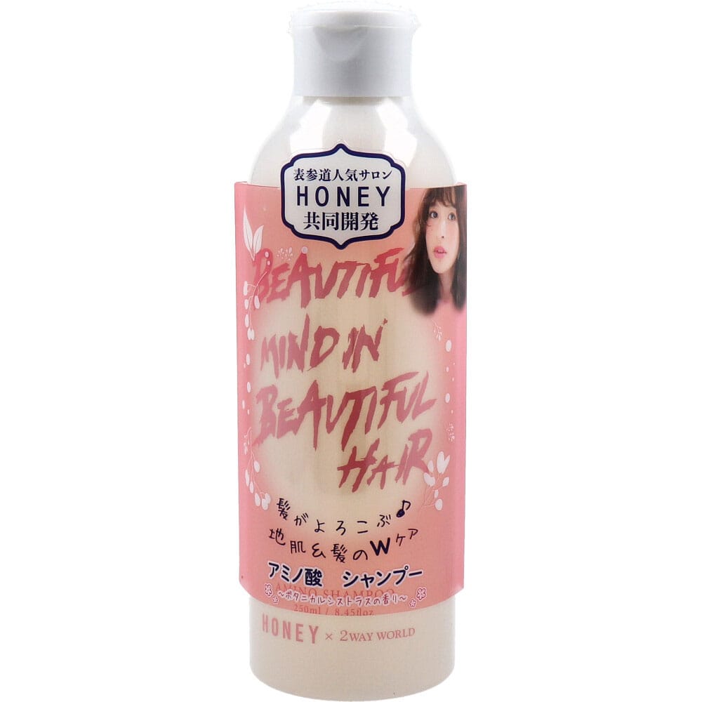 ツーウェイワールド HONEY アミノ酸シャンプー ボタニカルシトラスの香り 250mL 1個(ご注文単位1個)【直送品】