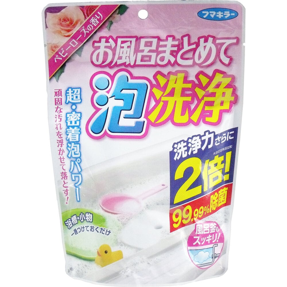 フマキラー お風呂まとめて泡洗浄 ベビーローズの香り 230g 1個(ご注文単位1個)【直送品】