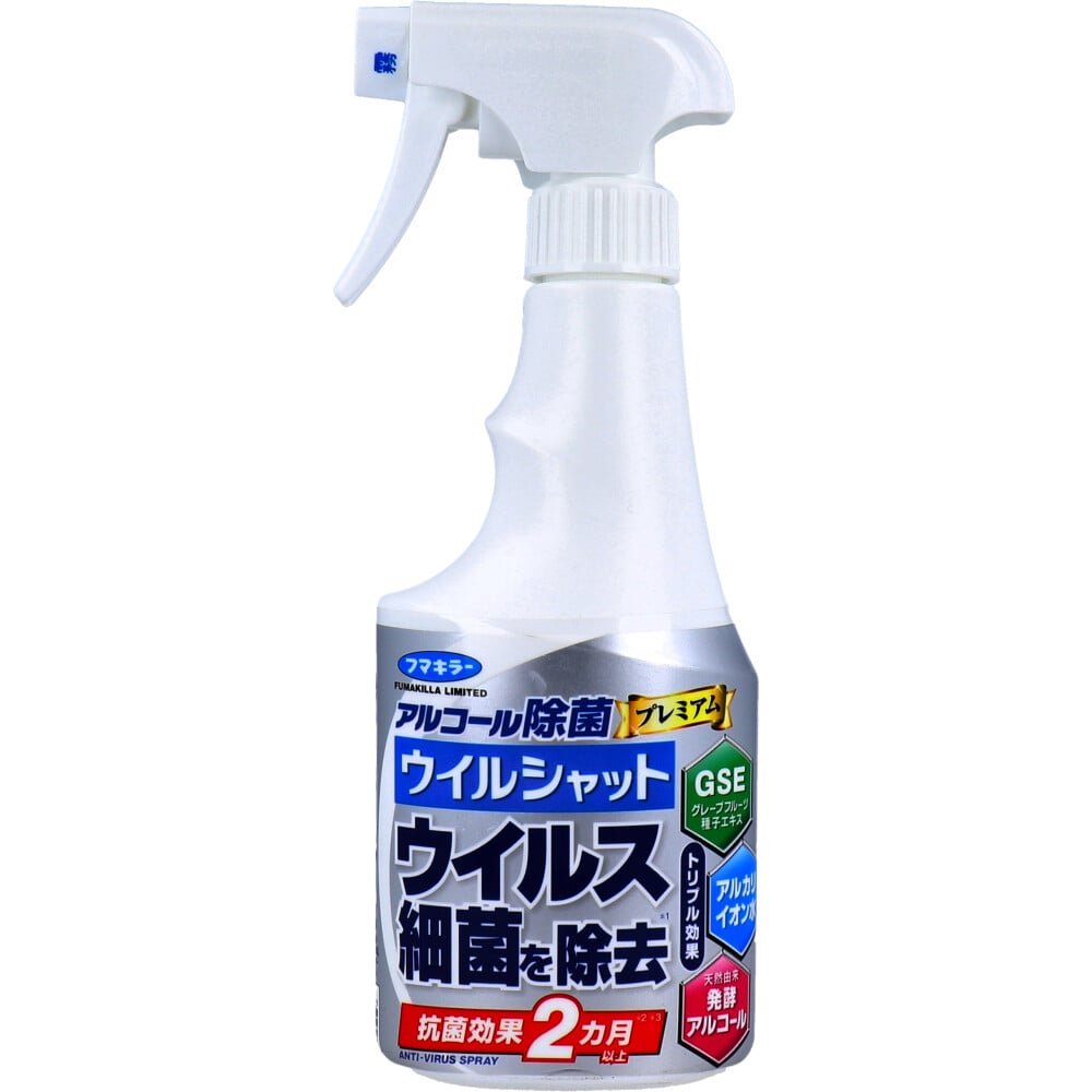 フマキラー アルコール除菌プレミアム ウイルシャット 250mL 1個(ご注文単位1個)【直送品】