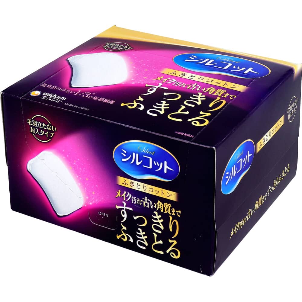 ユニ・チャーム　シルコット ふきとりコットン 32枚入　1パック（ご注文単位1パック）【直送品】