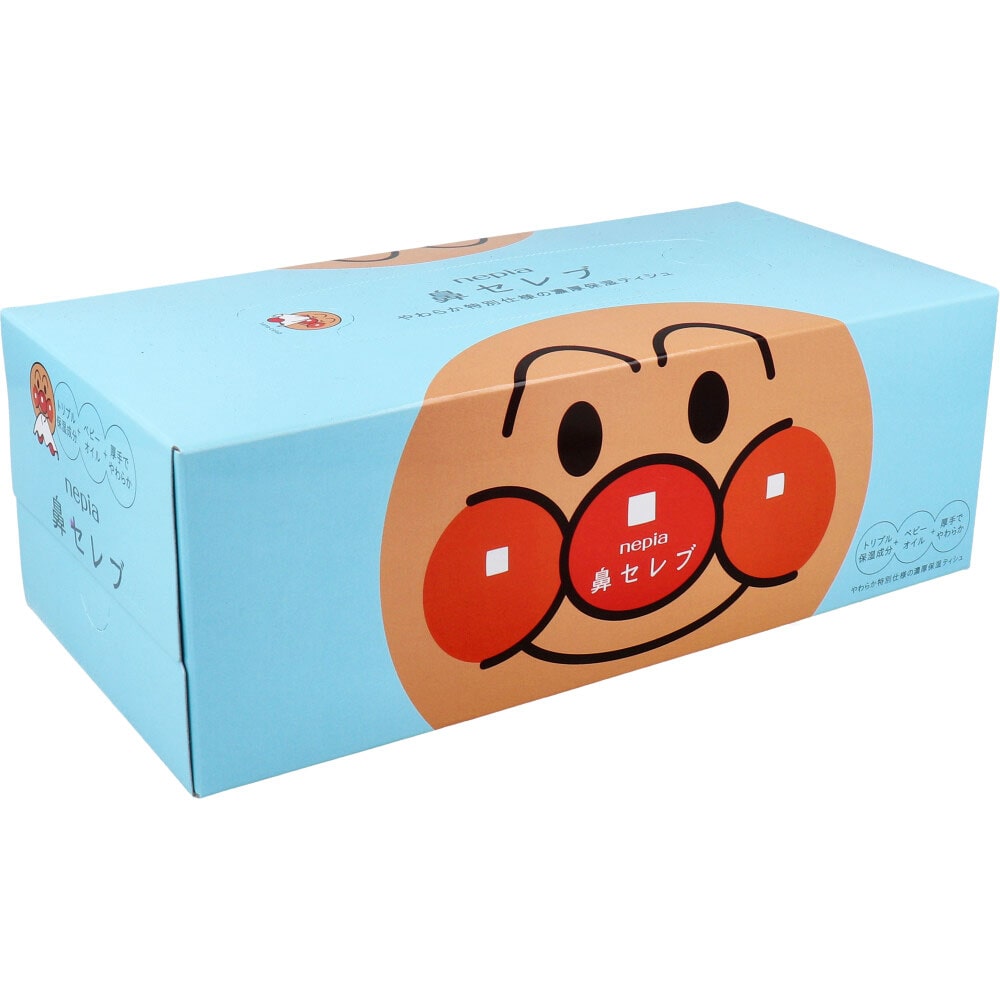 王子ネピア ネピア アンパンマン鼻セレブティシュ 360枚(180組) 1個 (ご注文単位1個)【直送品】