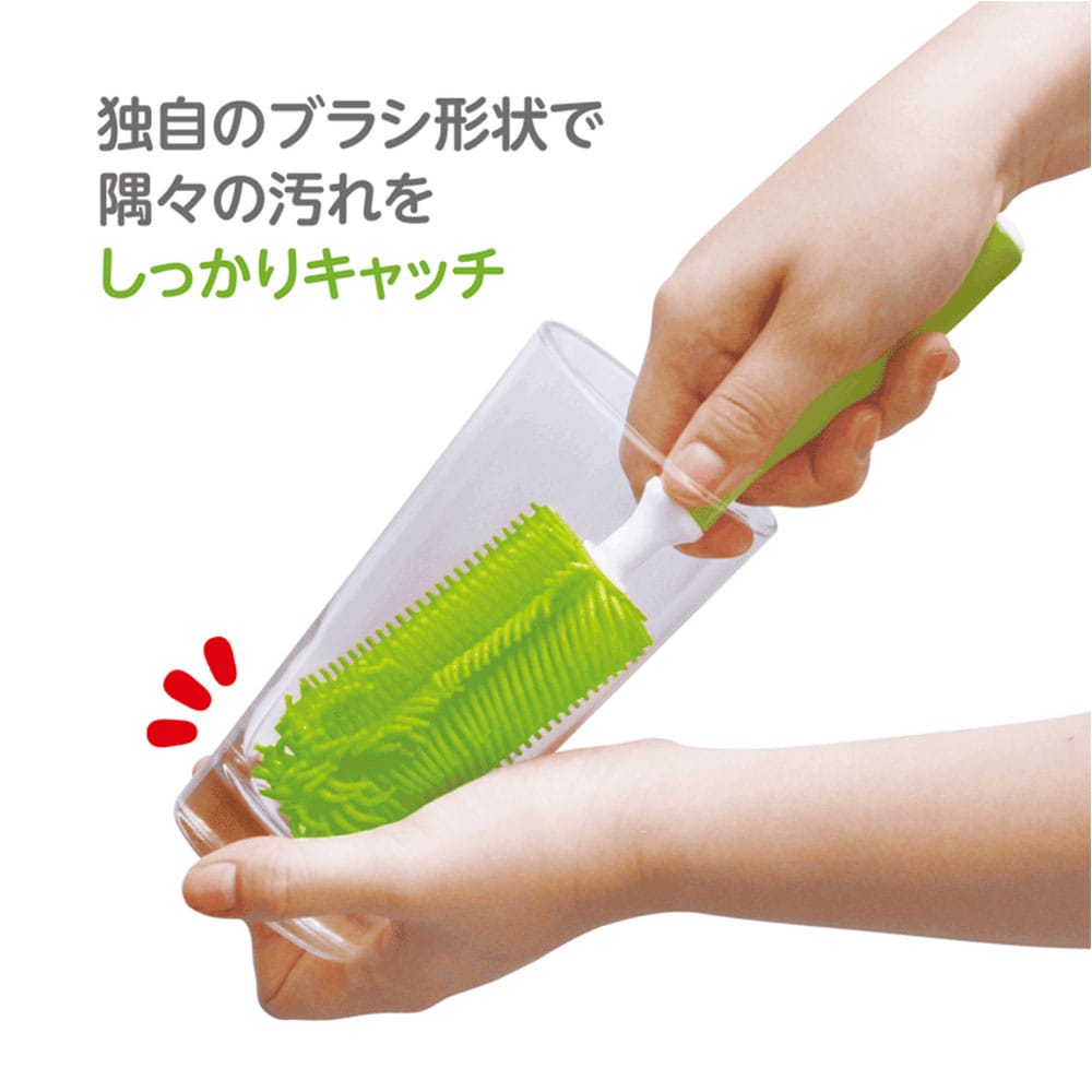 ケイジェイシー エジソンセレクト シリコンブラシ グリーン 1個(ご注文単位1個)【直送品】